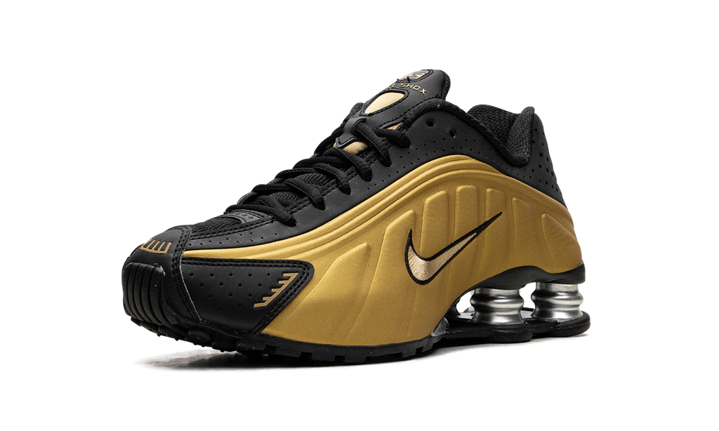 Nike Shox R4 Black Metallic Gold (W) 5
