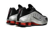 Nike Shox R4 Black Metallic Silver (2018/2024) 4