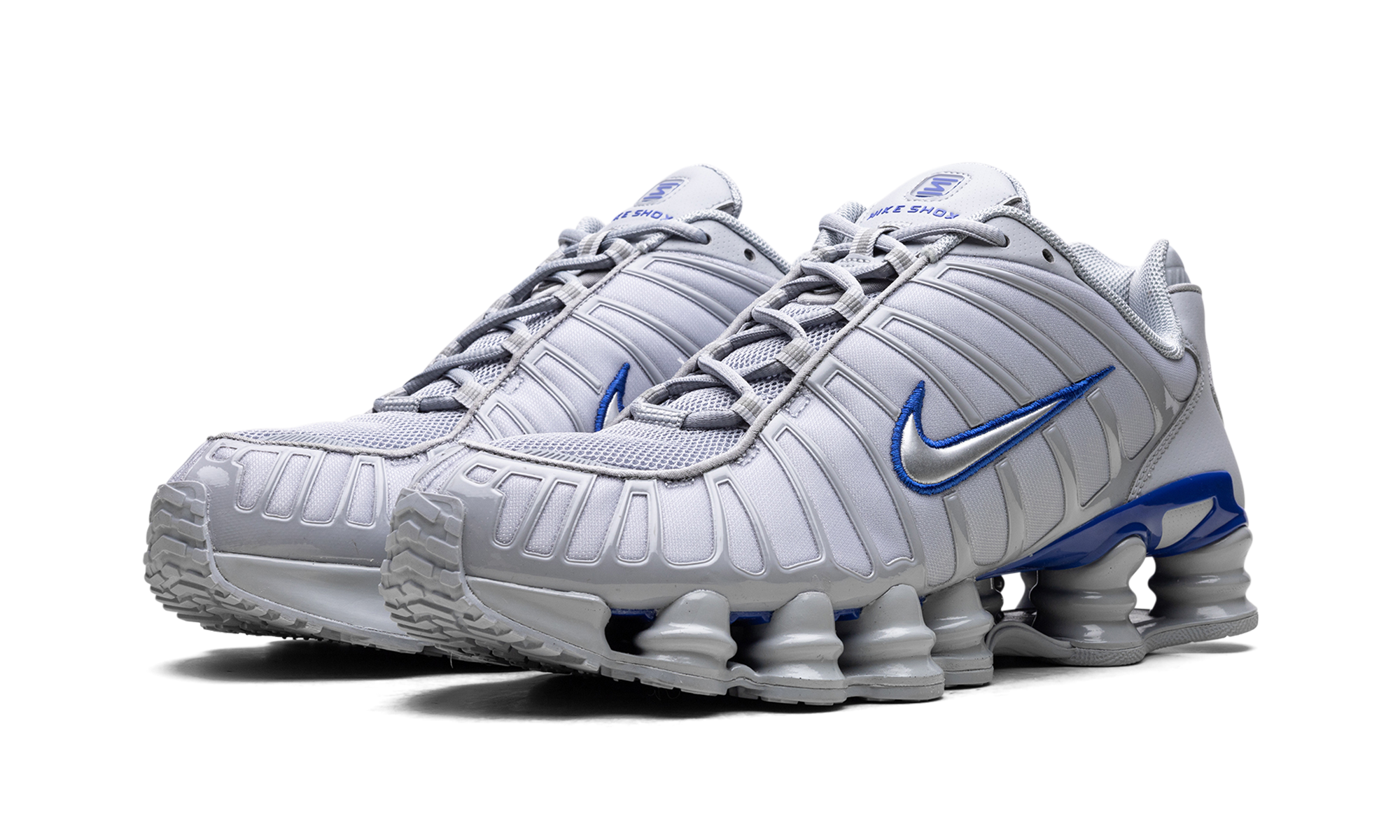Nike Shox TL Wolf Grey Metallic Silver Blue 3