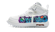 Off-White x Nike Air Force 1 Mid Graffiti White 1