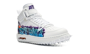 Off-White x Nike Air Force 1 Mid Graffiti White 2