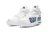 Off-White x Nike Air Force 1 Mid Graffiti White 3