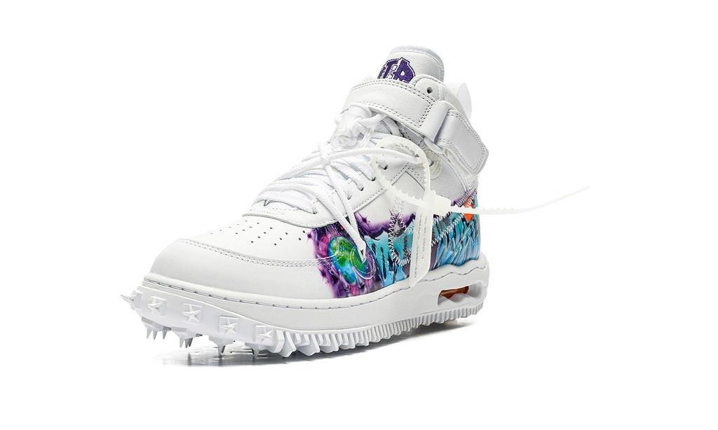 Off-White x Nike Air Force 1 Mid Graffiti White 5