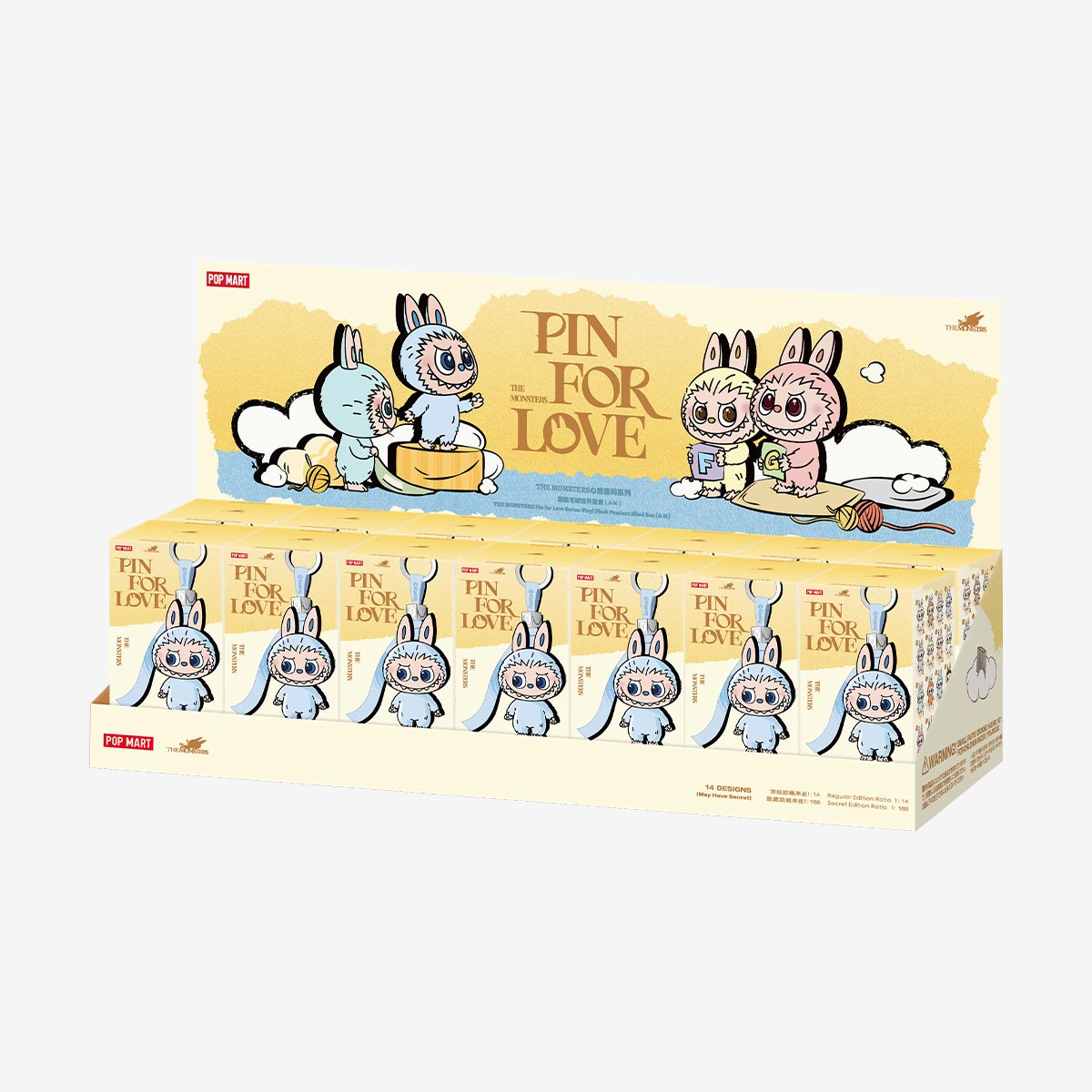 Pop Mart Labubu The Monsters - Pin for Love Series (A-M) 7