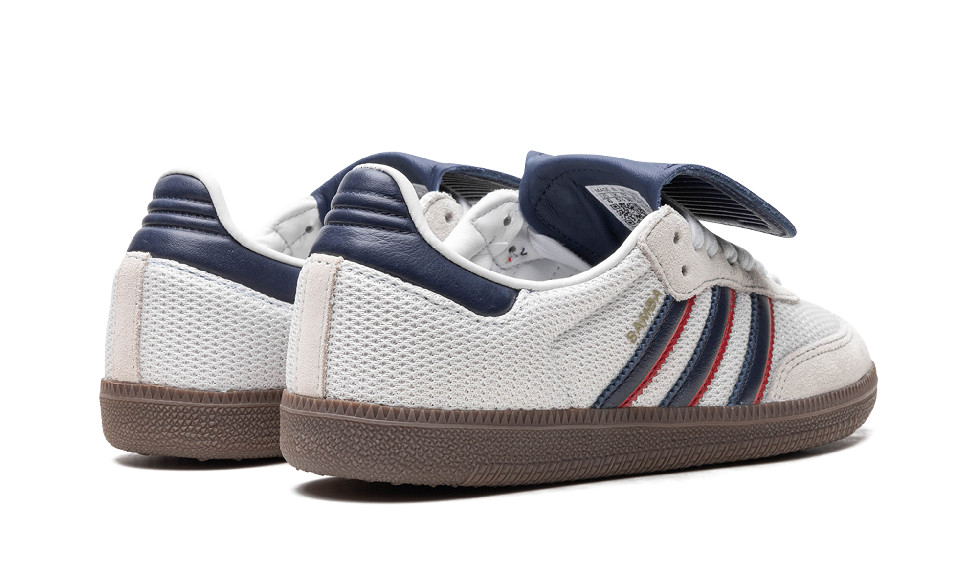 Adidas Samba LT Crystal White Dark Blue Gum