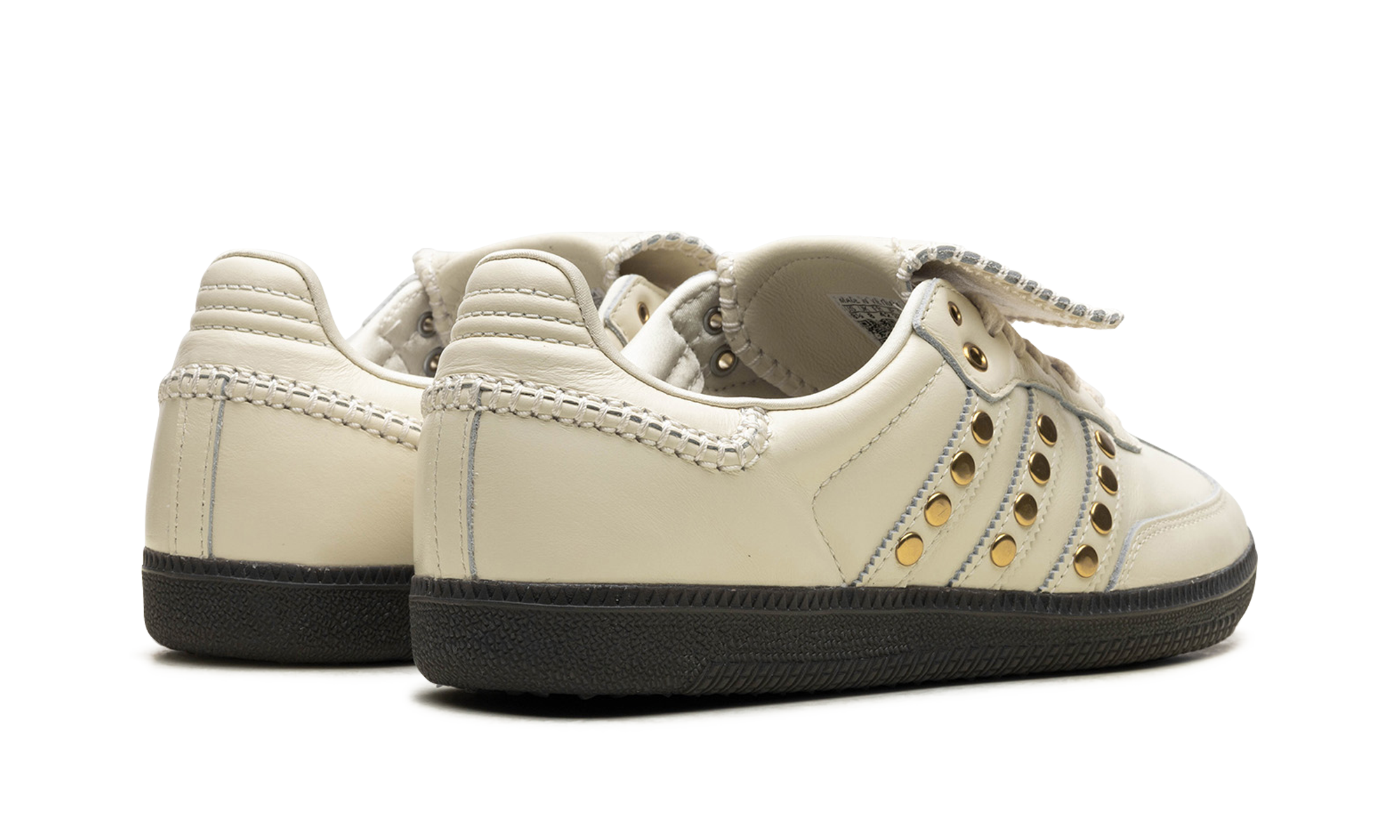 Wales Bonner x Adidas Samba Cream White - Studded 4