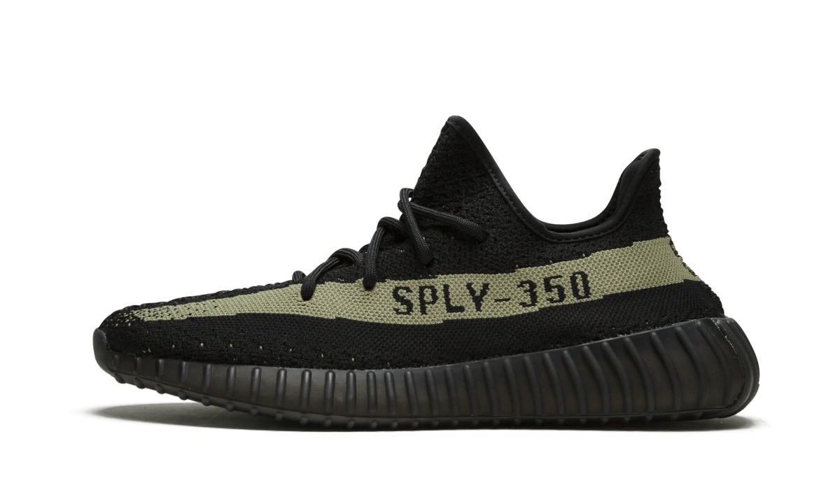 Yeezy Boost 350 V2 Core Black Green 1