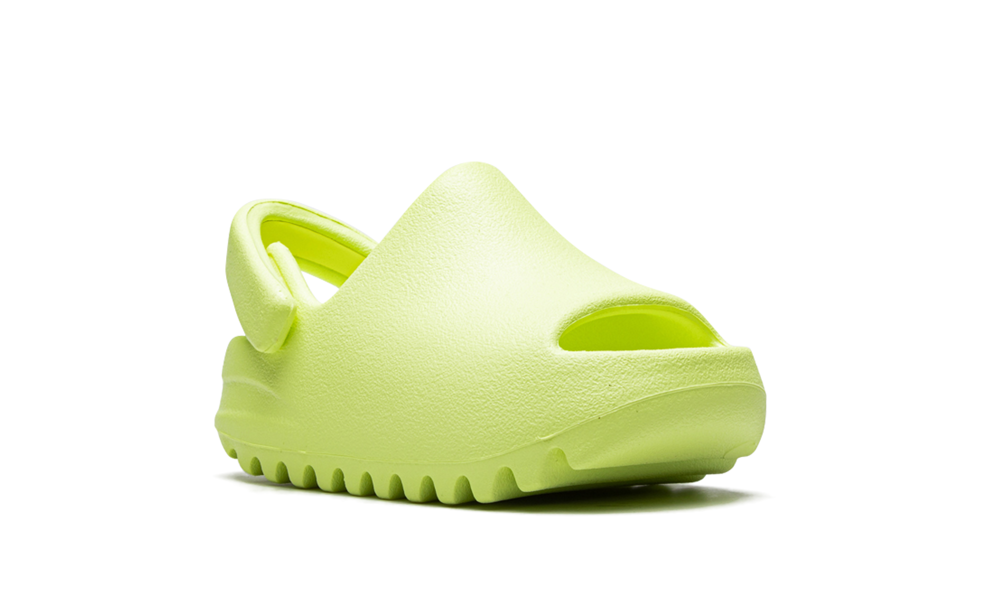 Yeezy Slide Glow Green 2022 (Infants) 8