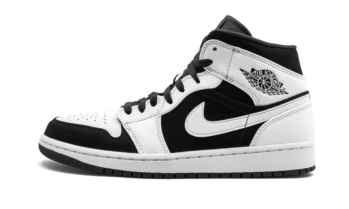 Air Jordan 1 Mid White Black