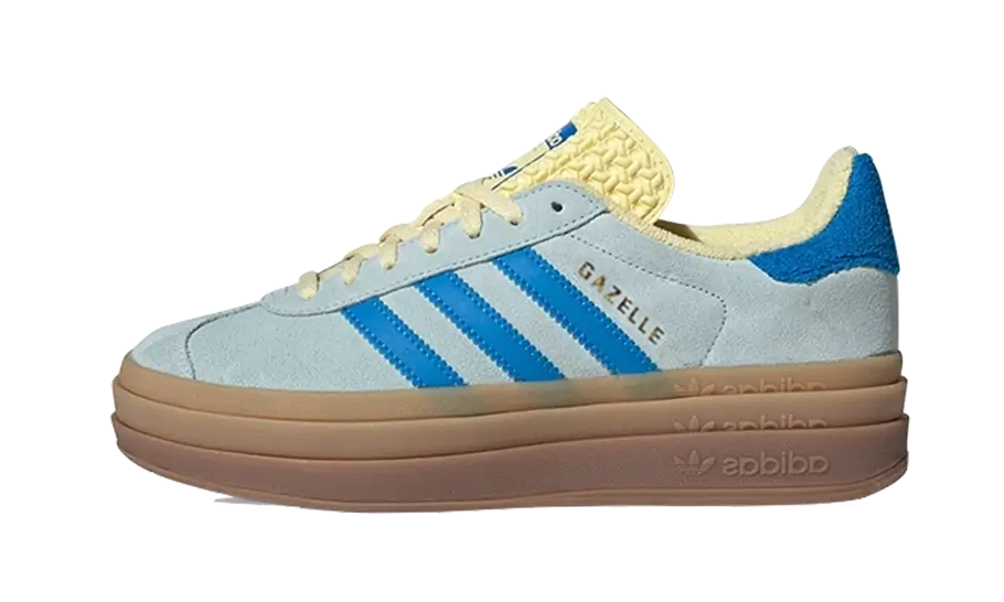 Adidas Gazelle Bold Almost Blue Yellow 1