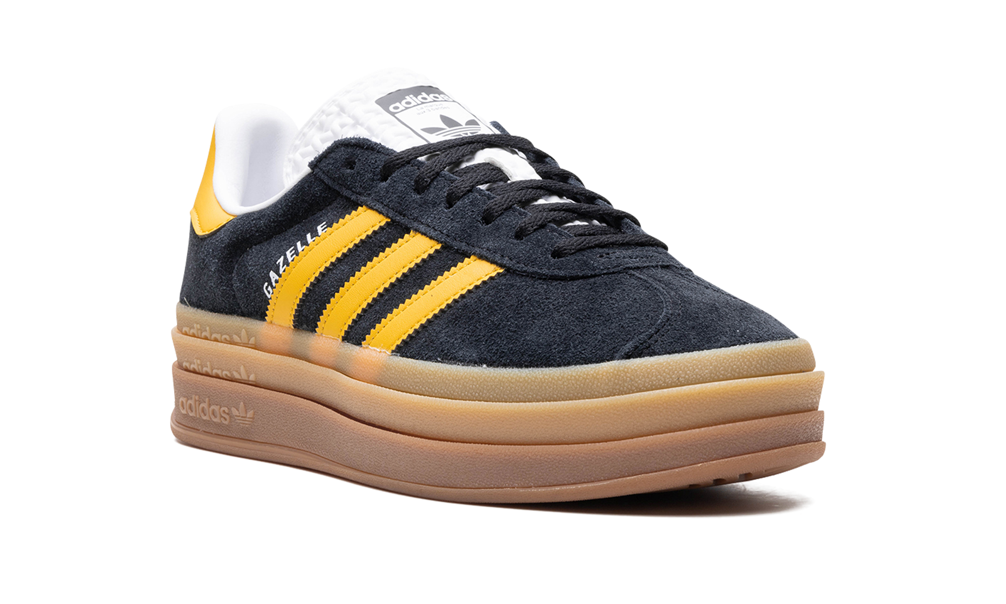 Adidas Gazelle Bold Black Bold Gold (W) 2