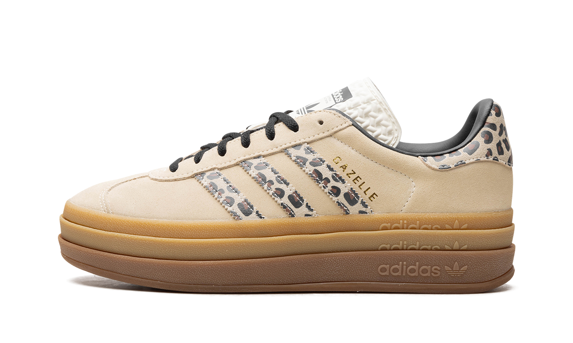 Adidas Gazelle Bold Cream Black Leopard 2