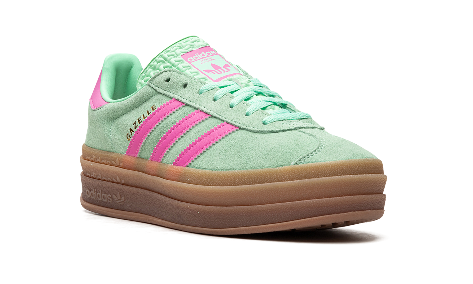 Adidas Gazelle Bold Pulse mint Pink 2