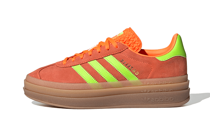 Adidas Gazelle Bold Solar Orange Solar Green 1
