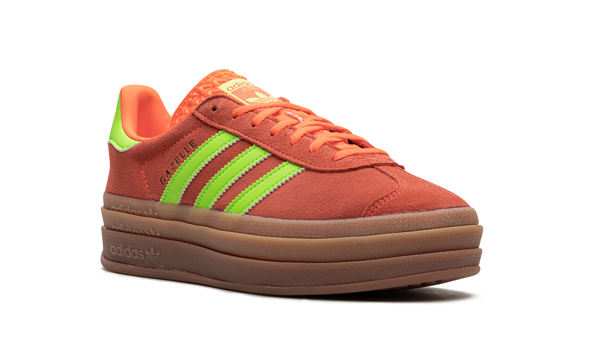 Adidas Gazelle Bold Solar Orange Solar Green 2