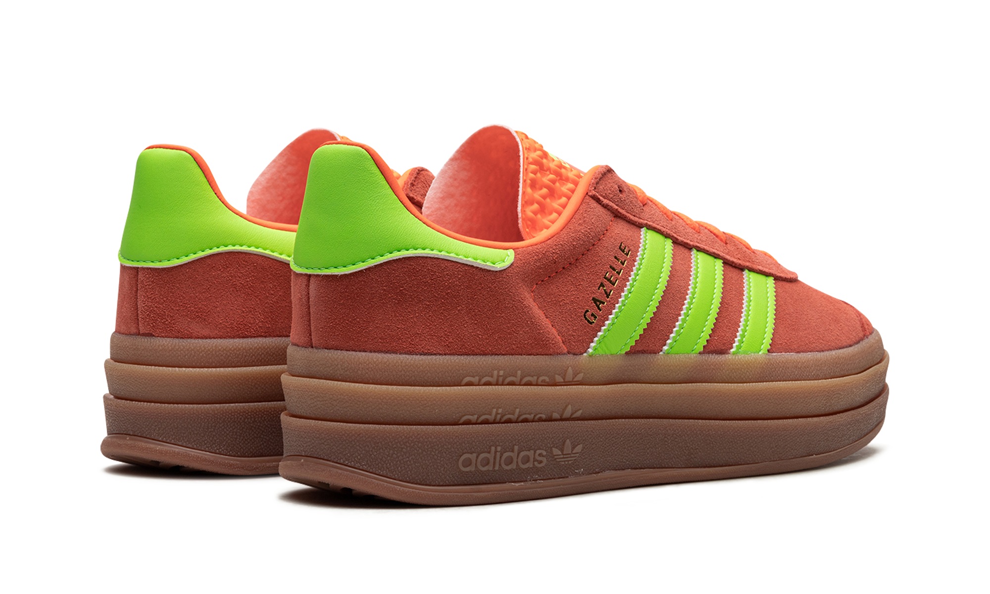 Adidas Gazelle Bold Solar Orange Solar Green 4