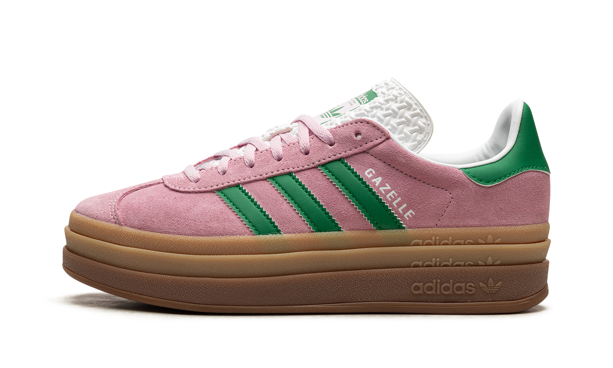 Adidas Gazelle Bold True Pink Green Cloud White 1