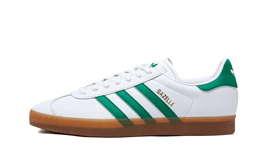 Adidas Gazelle Cloud White Bold Green 1