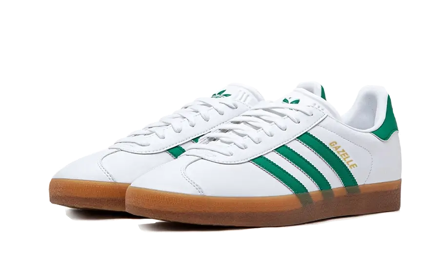 Adidas Gazelle Cloud White Bold Green 2