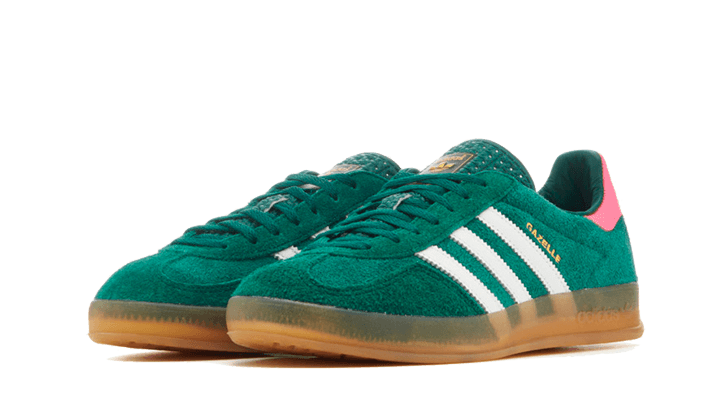 Adidas Gazelle Indoor collegiate Green Lucid Pink 2