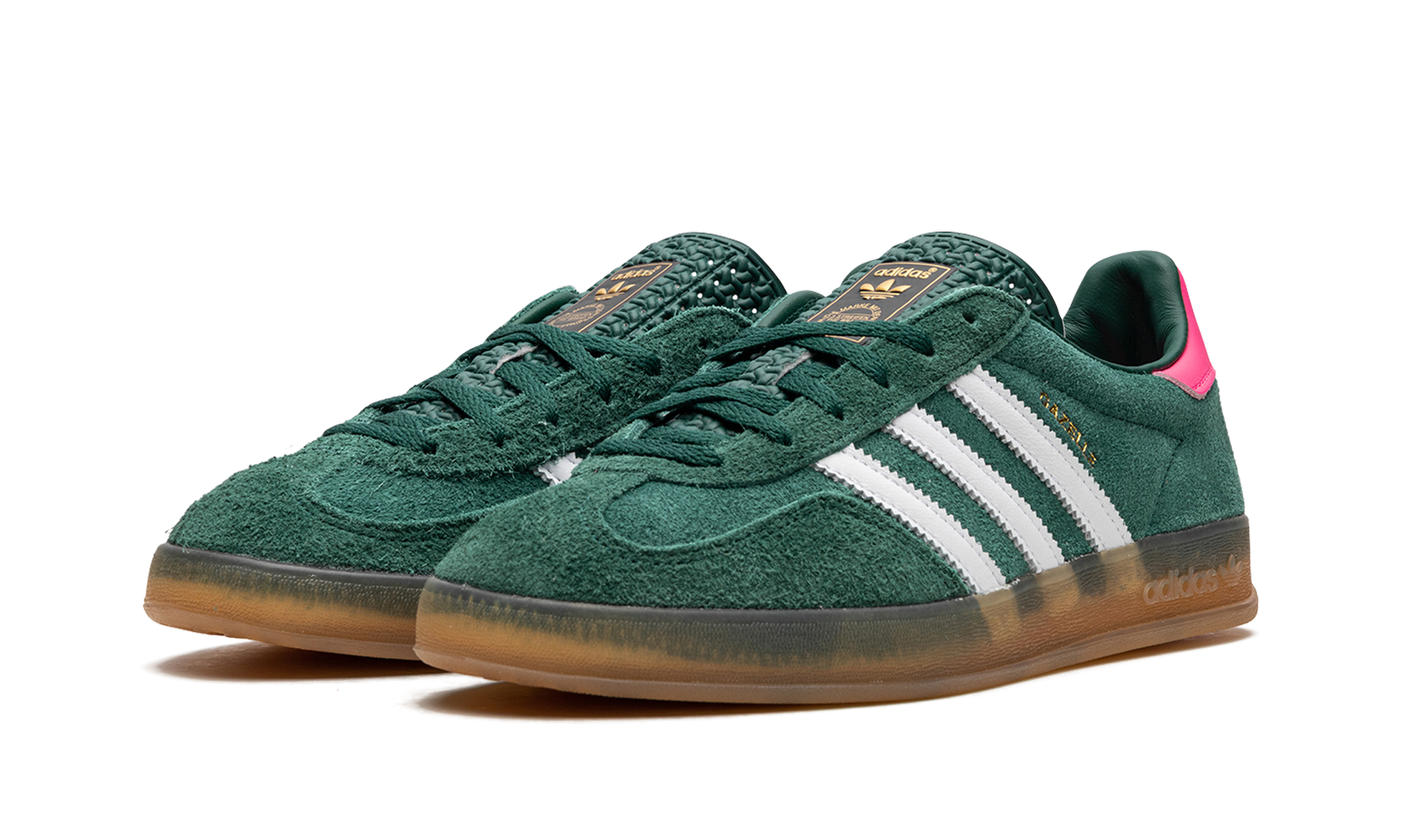 Adidas Gazelle Indoor collegiate Green Lucid Pink 3