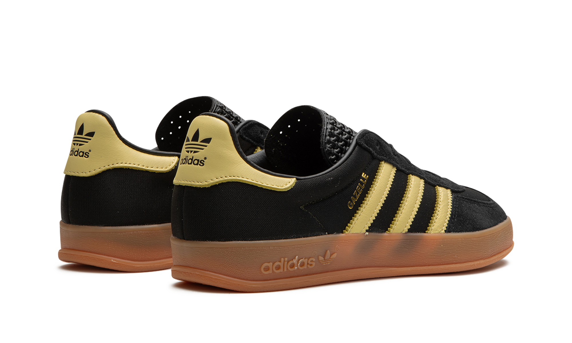 Adidas Gazelle Indoor Core Black Almost Yellow 4