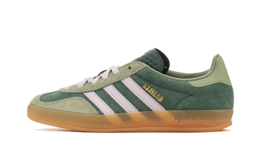 Adidas Gazelle Indoor mineral Green Silver 1