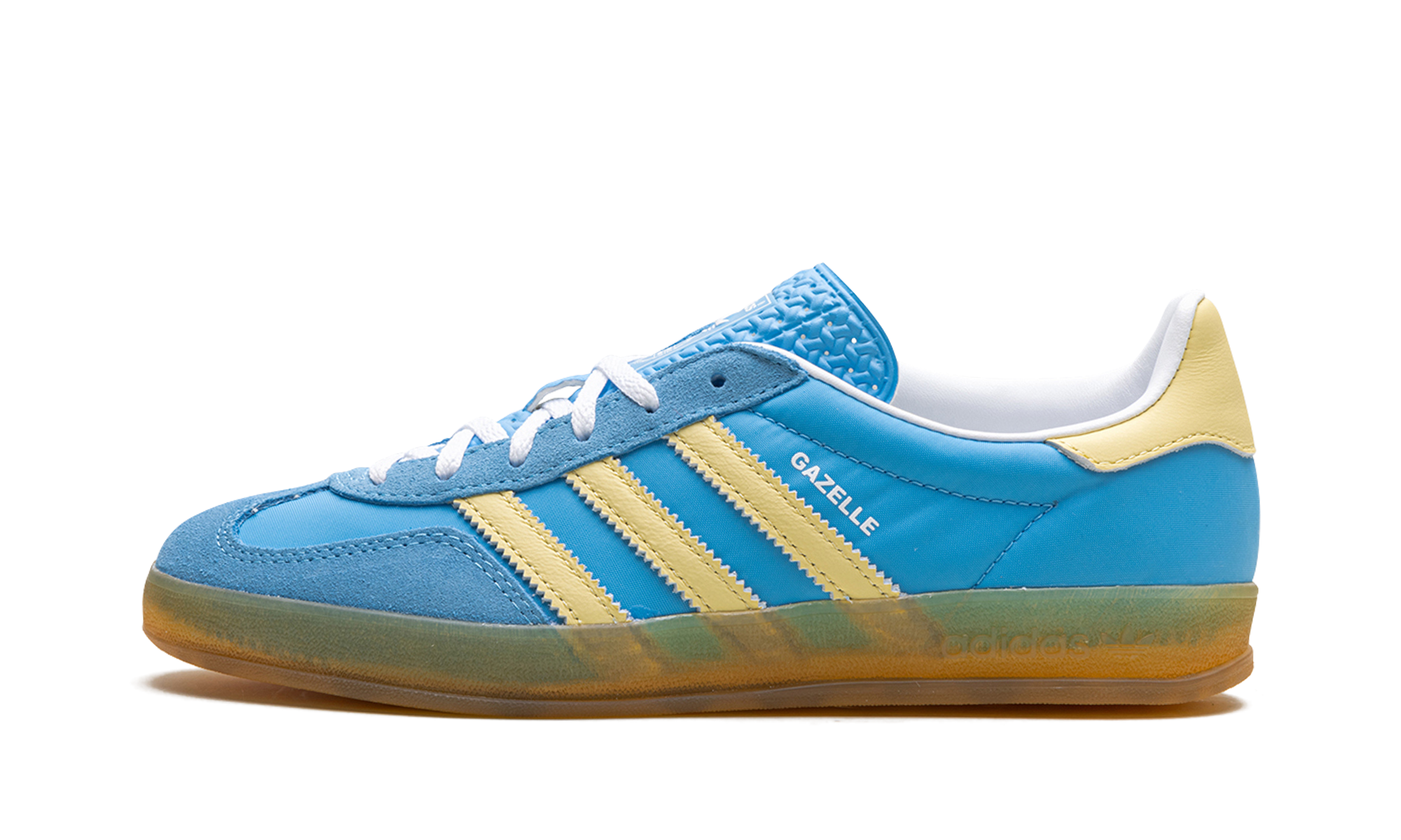 Adidas Gazelle Indoor Semi Blue BURST Almost Yellow 1