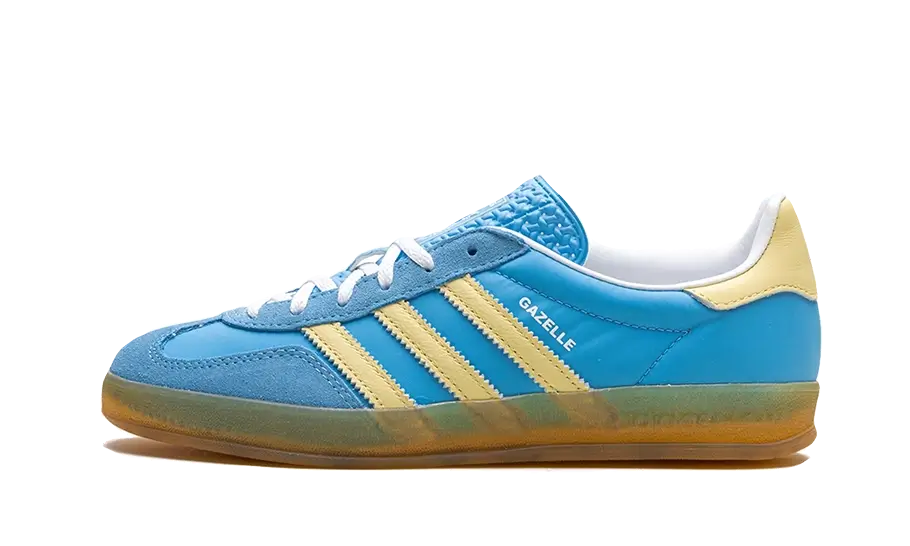 Adidas Gazelle Indoor Semi Blue BURST Almost Yellow 1
