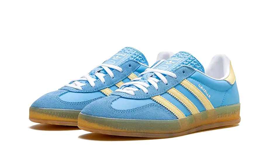 Adidas Gazelle Indoor Semi Blue BURST Almost Yellow 2
