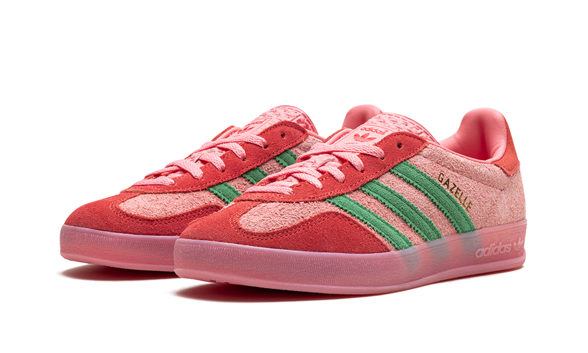 Adidas Gazelle Indoor Semi Pink Spark Preloved Scarlet 3