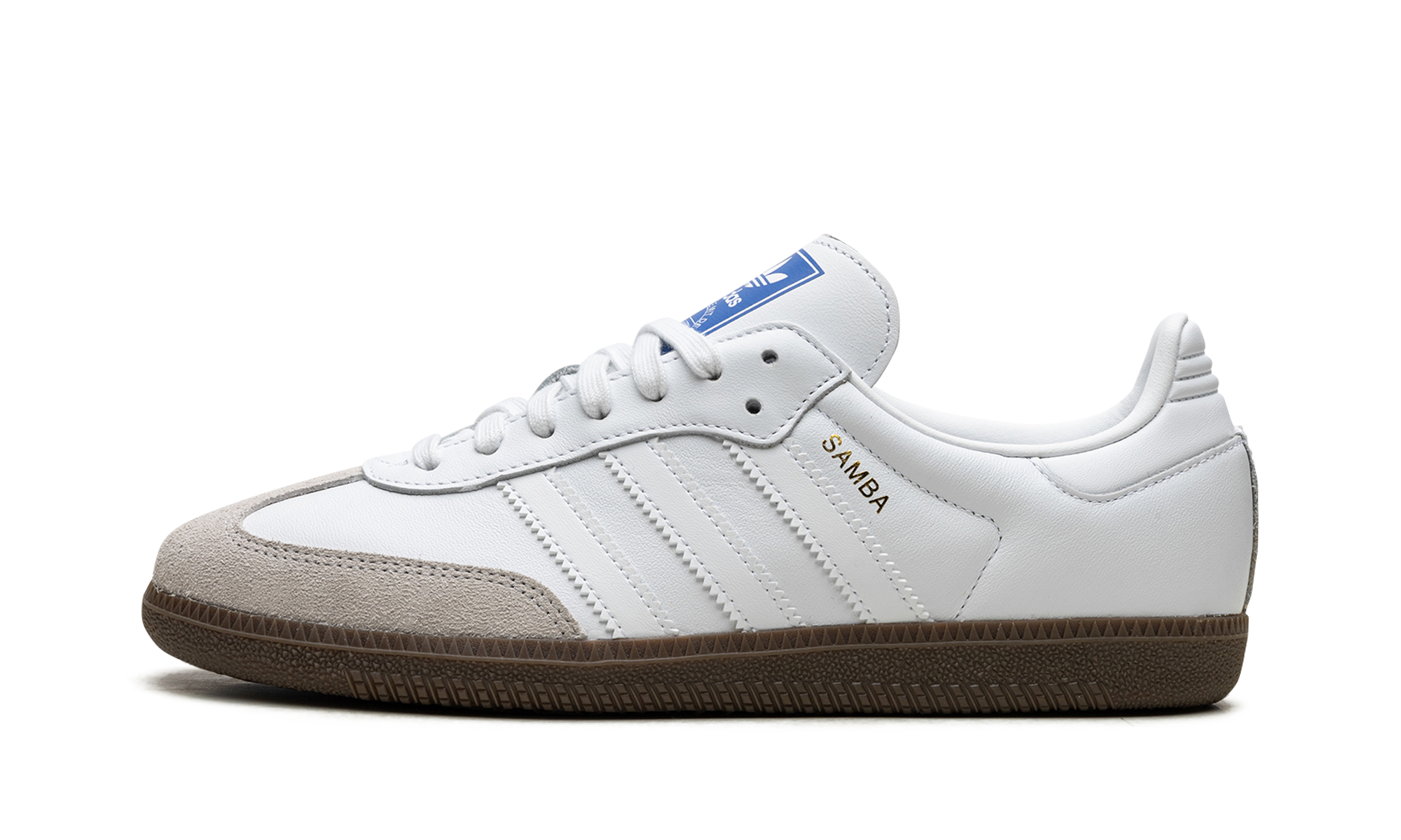 Adidas Samba Cloud White Blue Gum 1