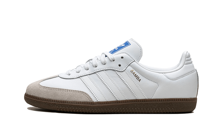 Adidas Samba Cloud White Blue Gum 1