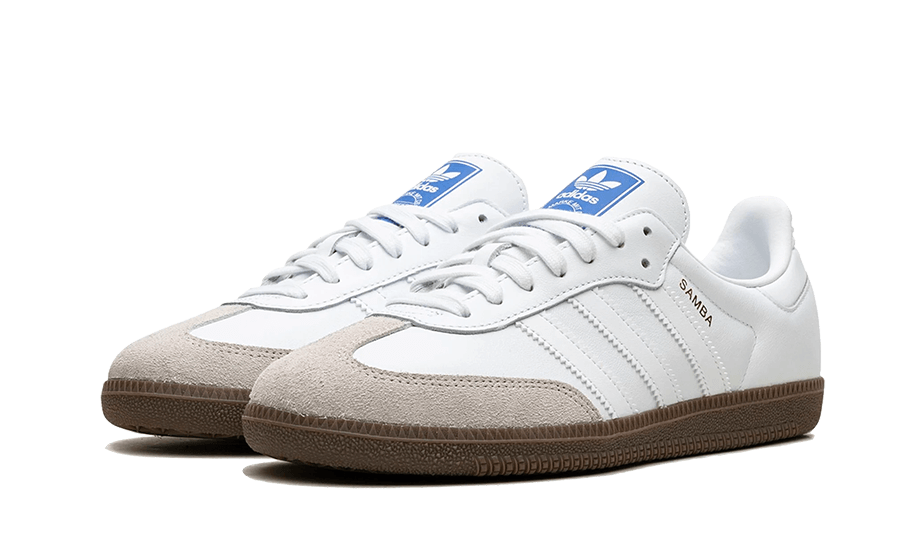 Adidas Samba Cloud White Blue Gum 2