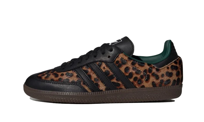 Adidas Samba Green Leopard 1