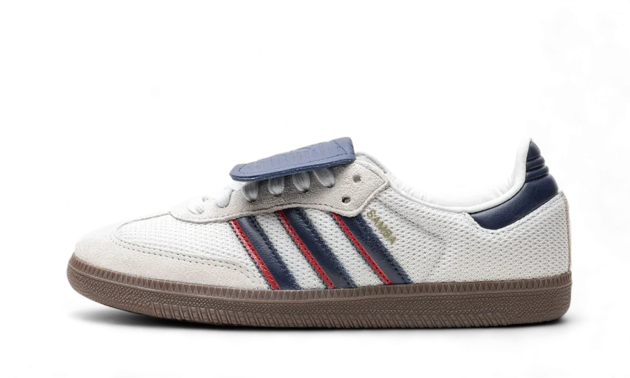 Adidas Samba LT Crystal White Dark Blue Gum 1