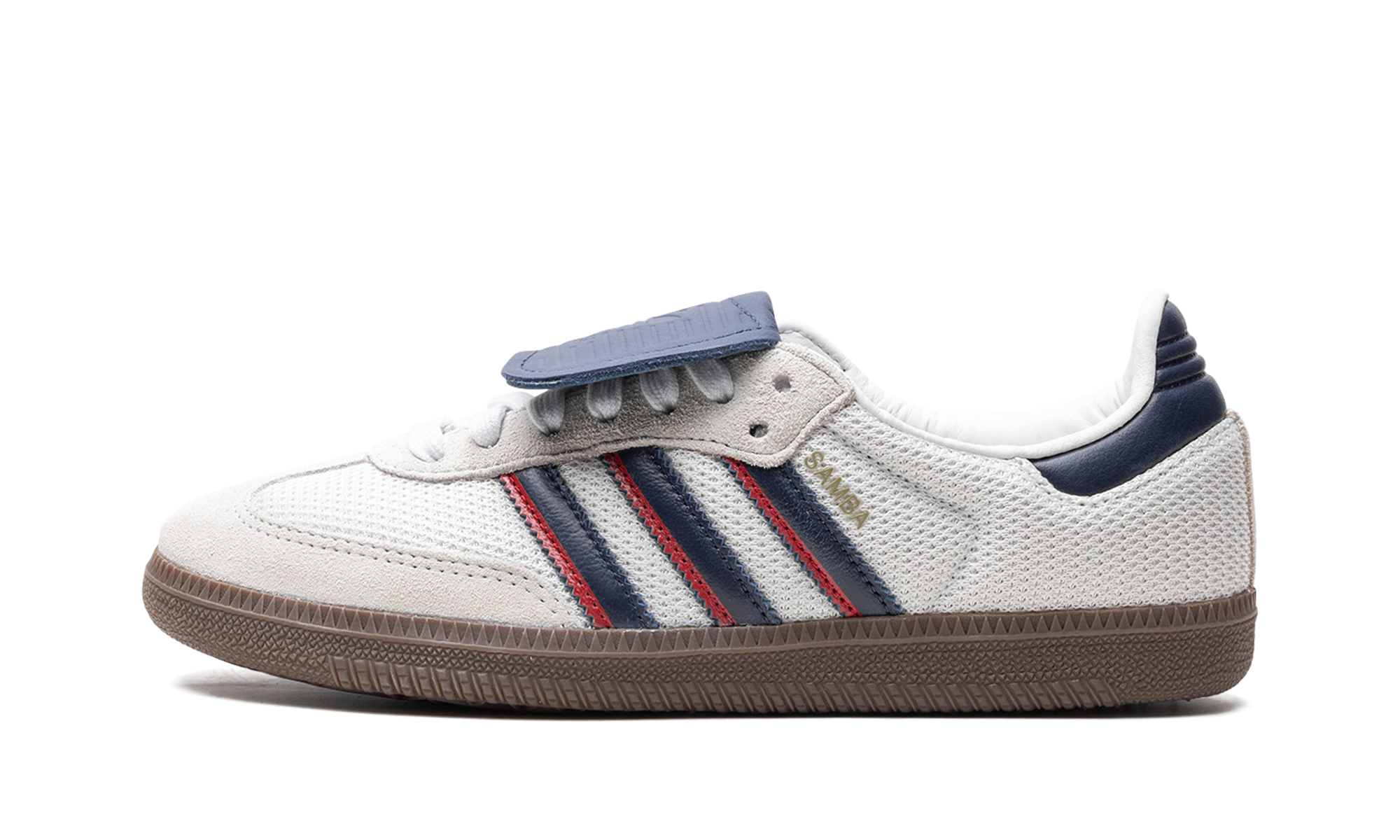 Adidas Samba LT Crystal White Dark Blue Gum 8