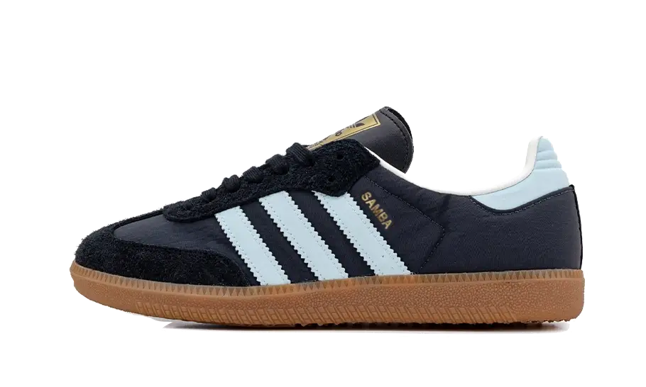 Adidas Samba OG Carbon Almost Blue Gum 1