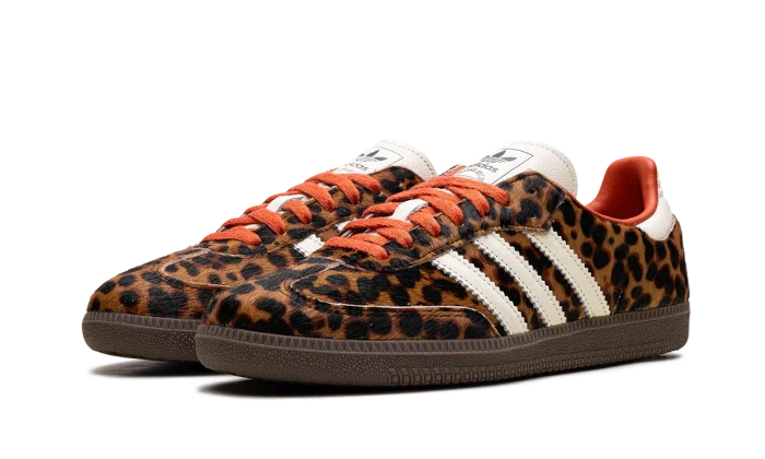 Adidas Samba OG Preloved Red Leopard 2