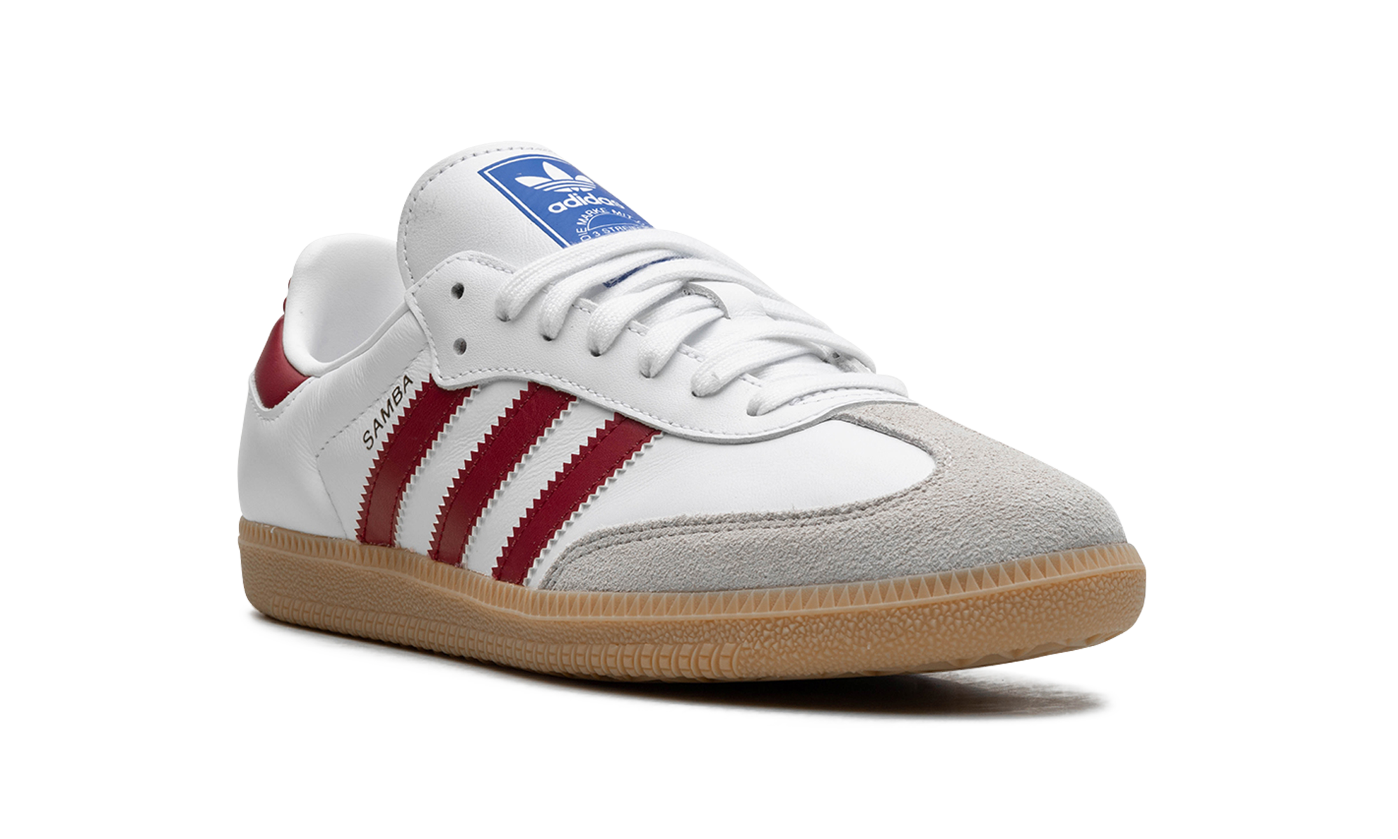 Adidas Samba OG White Burgundy Gum 6