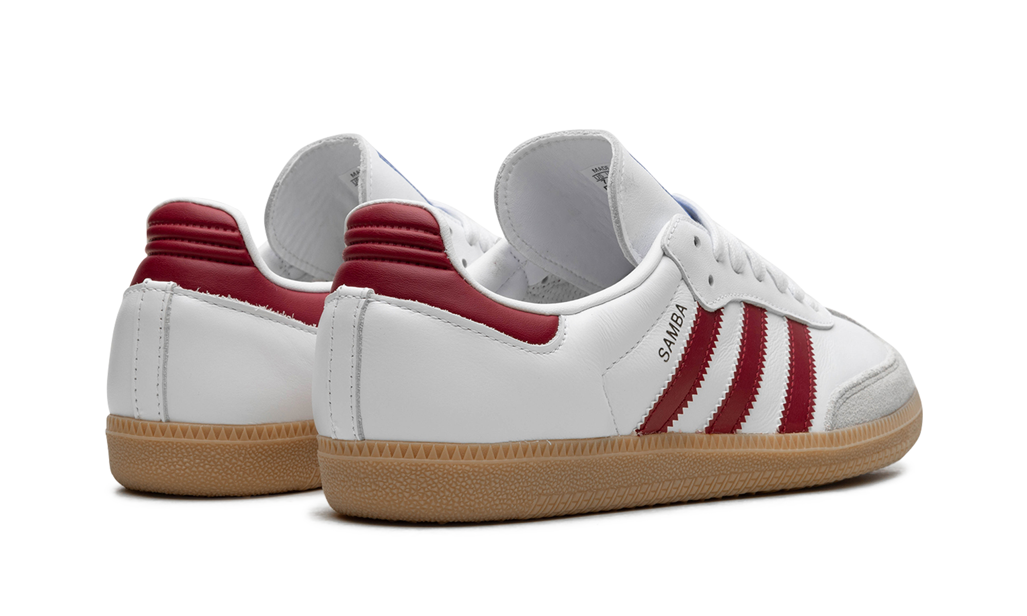 Adidas Samba OG White Burgundy Gum 8