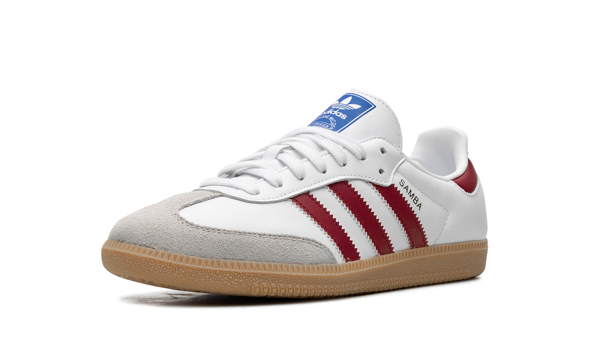 Adidas Samba OG White Burgundy Gum 9
