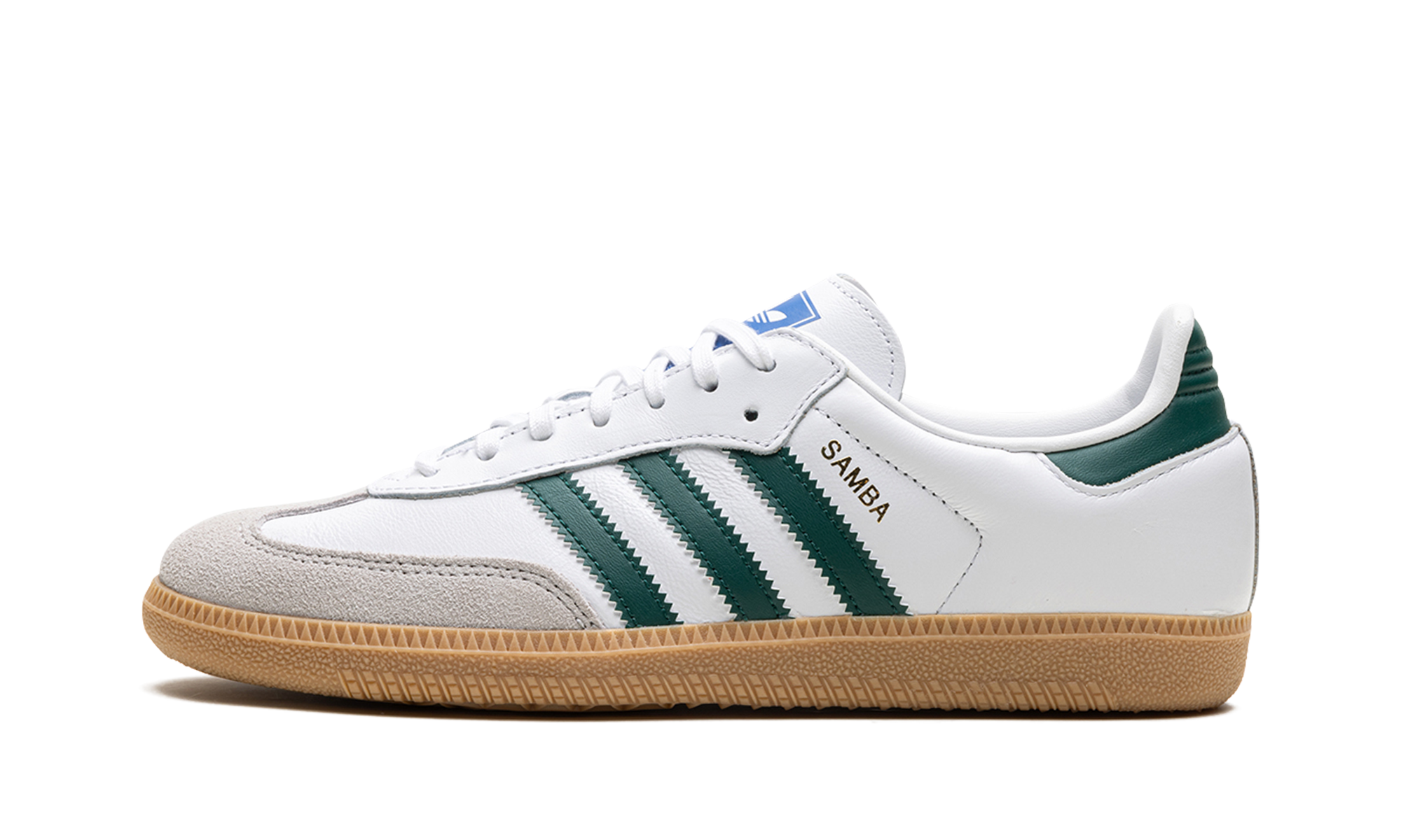 Adidas Samba OG White Collegiate Green Gum (Kids) 1