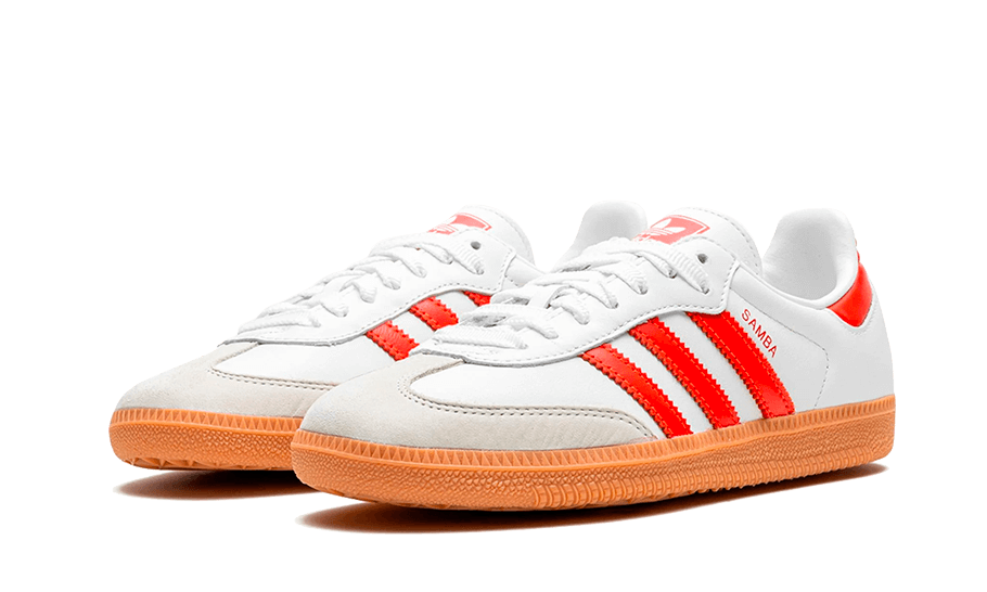Adidas Samba OG White Solar Red Gum 2