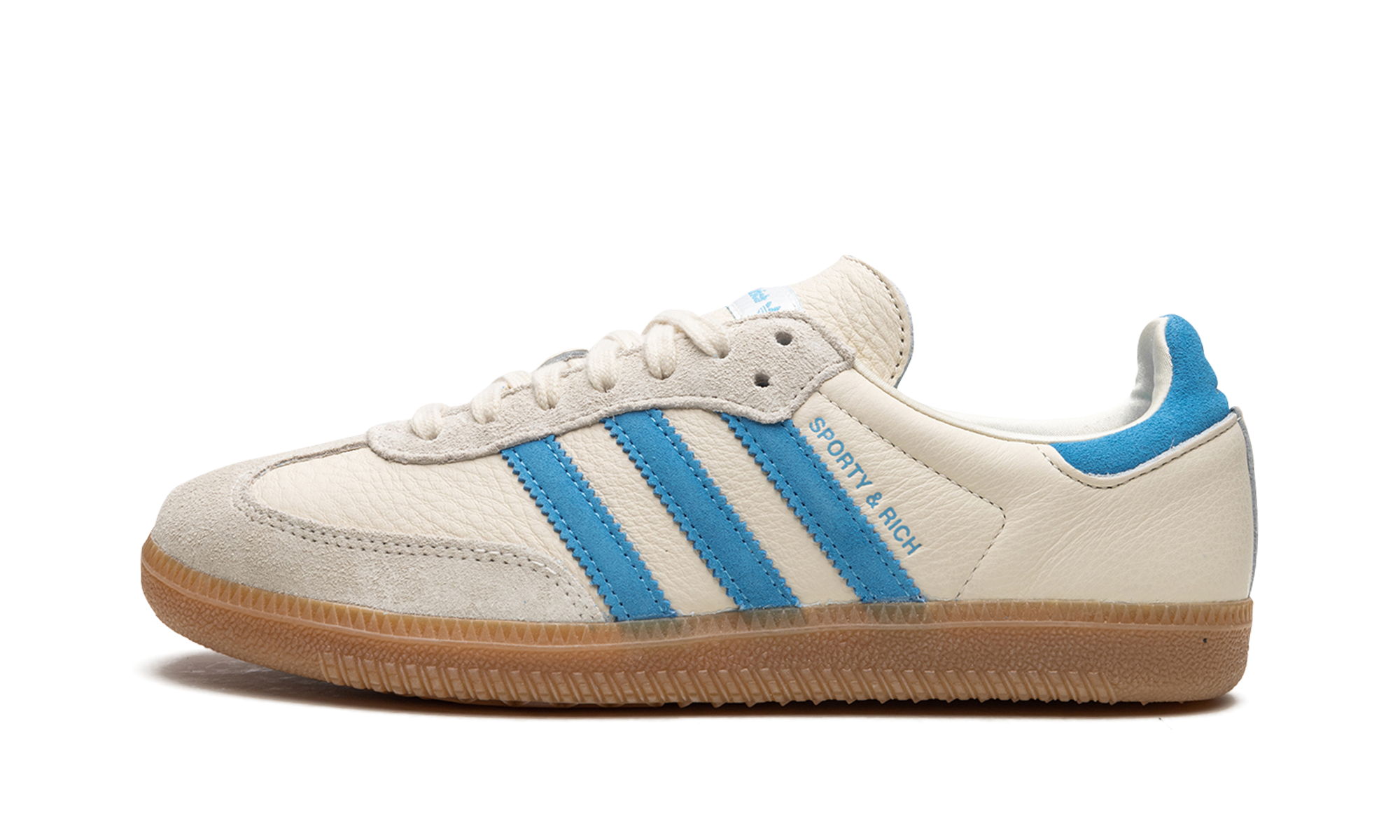 Adidas Samba OG x Sporty & Rich Cream Blue 1