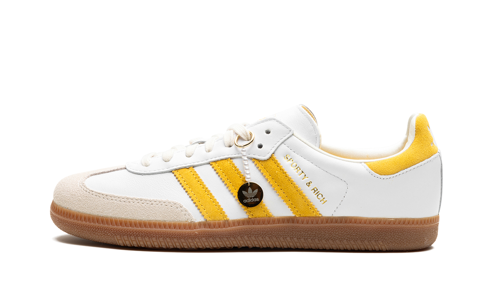 Adidas Samba x Sporty & Rich White Bold Gold 1