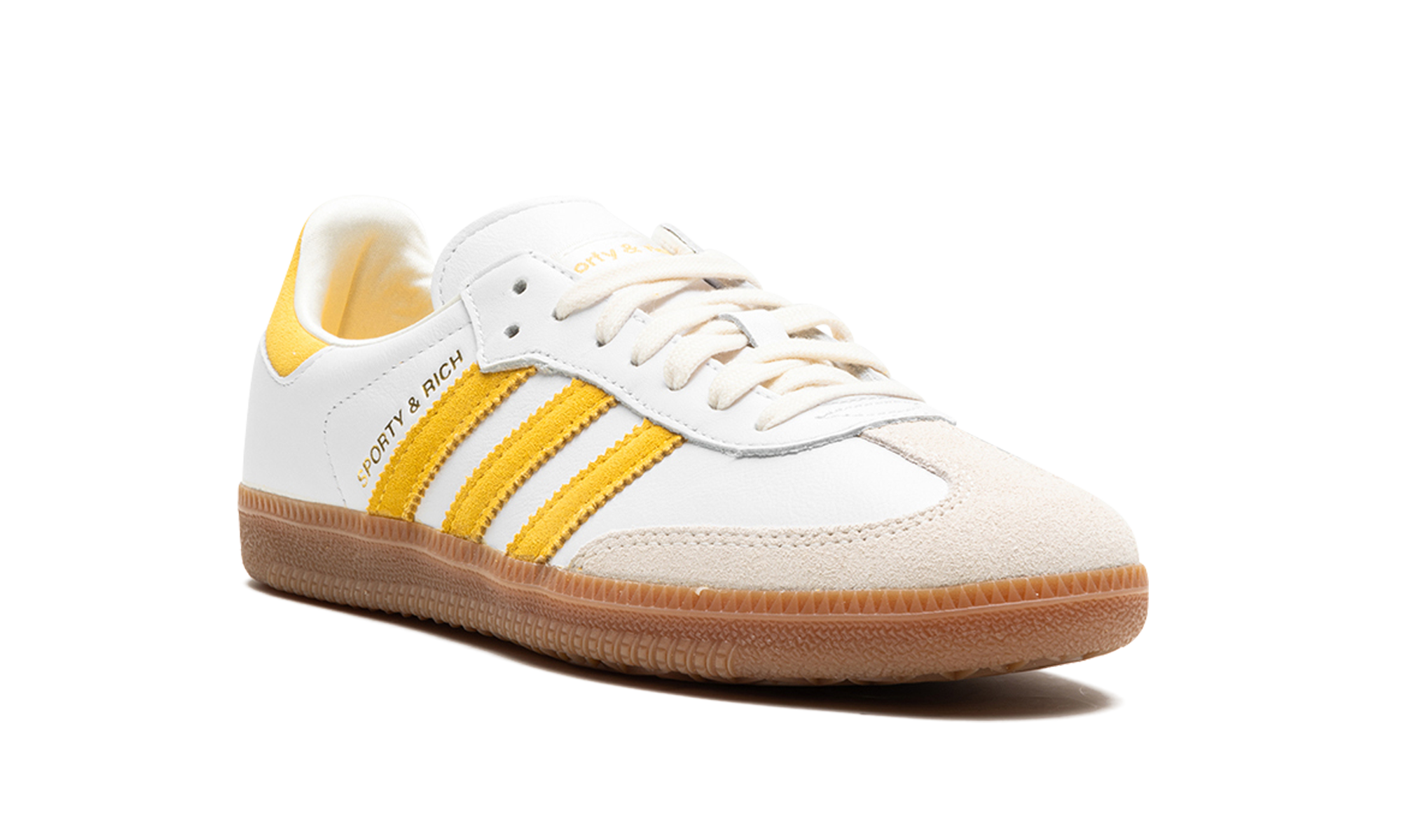 Adidas Samba x Sporty & Rich White Bold Gold 2