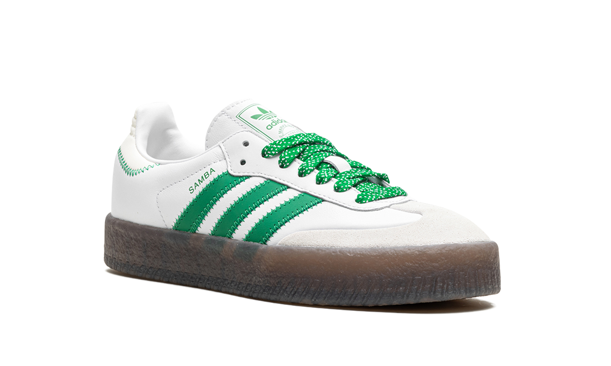 Adidas Sambae Cloud White Green 6