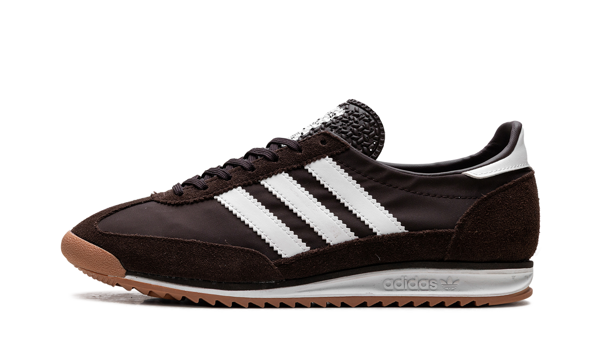 Adidas SL72 Dark Brown White 1
