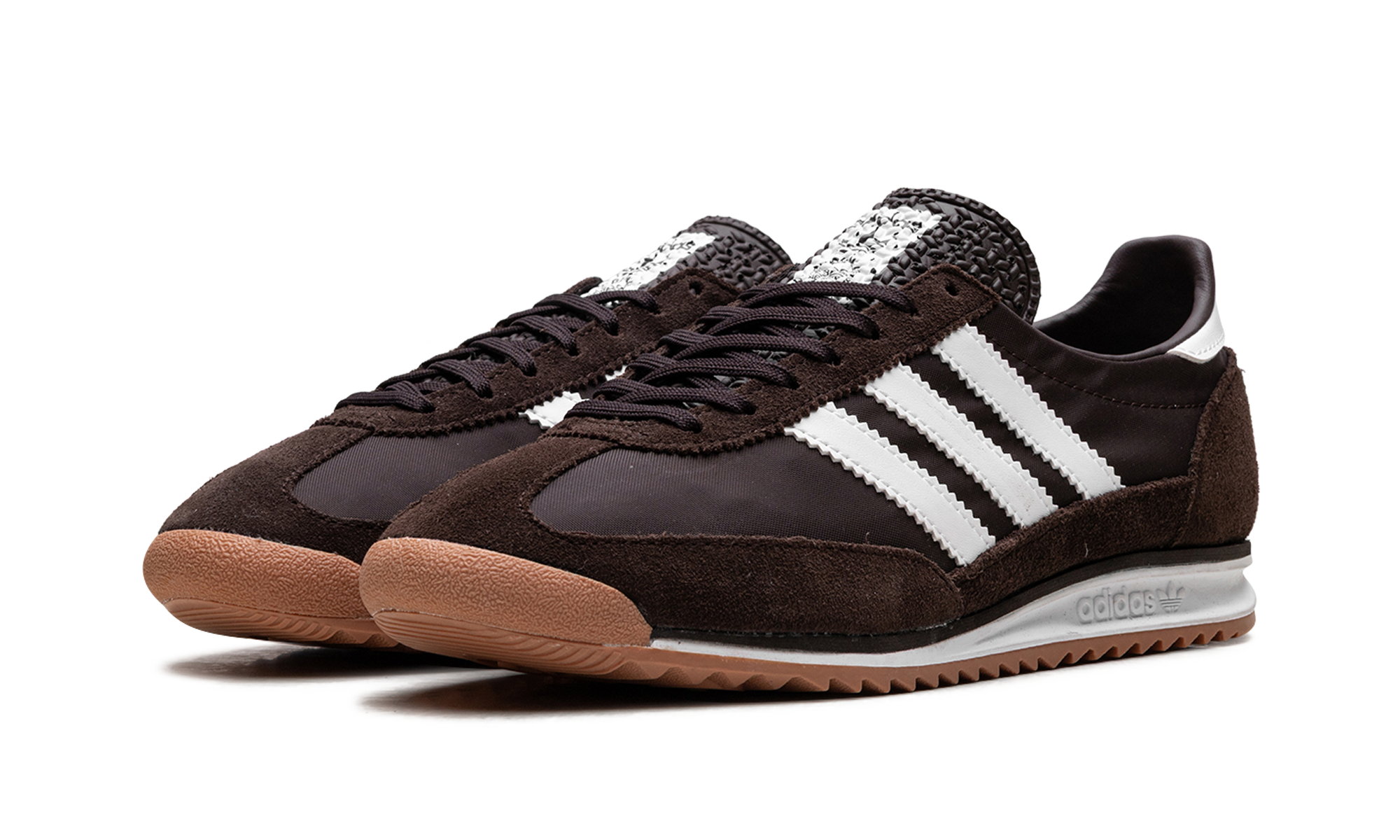 Adidas SL72 Dark Brown White 3